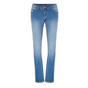 Criminal Damage Mens Skinny Jeans / Blue Wash